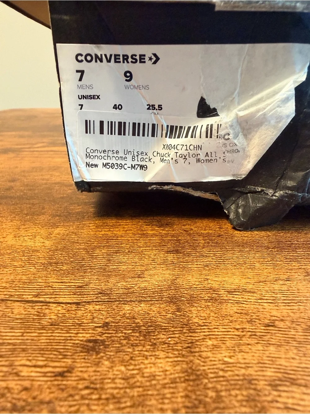 Converse all black